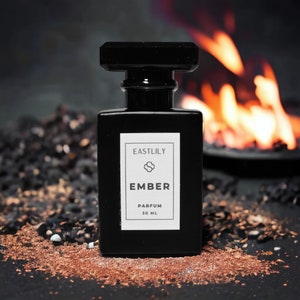 Handgemaakte sintelparfum | Warme amber en kruidige bloemengeur | 10 ml/ 30 ml
