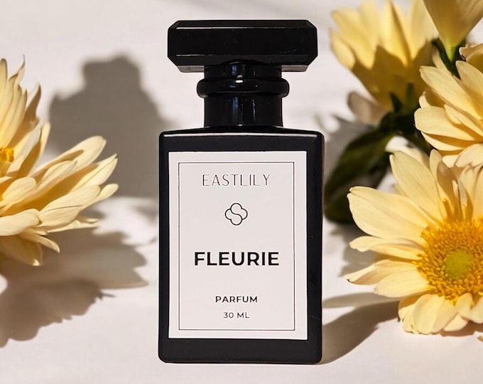 Featured listing image: Fleurie Artisan Perfume – Luxury Floral Citrus Scent with Yuzu/ Ylang Ylang – 10ml & 30ml