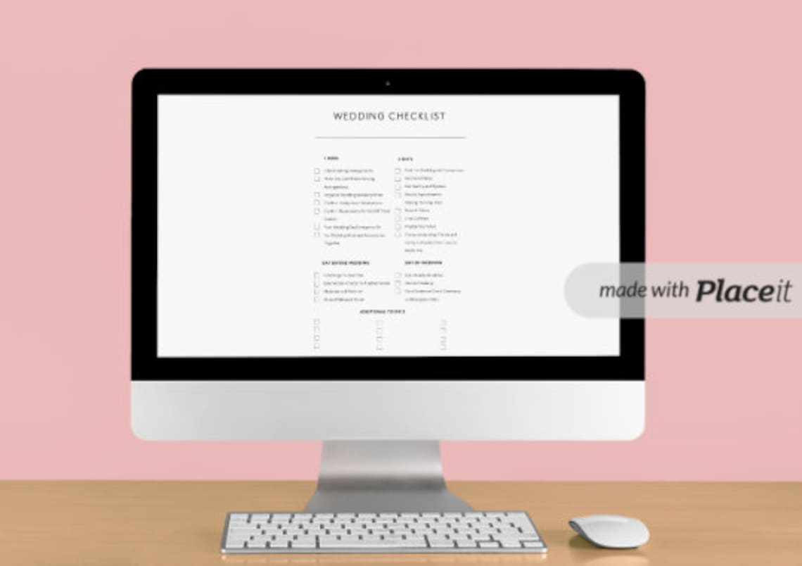 Wedding Checklist Timeline, Instant Download (3 Pages) - Etsy