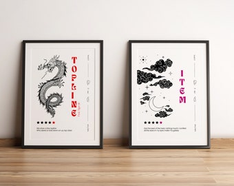 Stray Kids 5-STAR Album | 12 Posters Print Set (Ink Version)