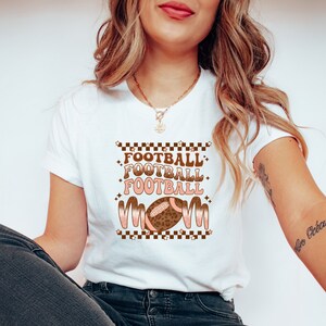 Football Mom Shirt, Football Mom Gift, Womens Football Shirt, Football Season T Shirt, Sports Mom Tshirt, Football GameDay Tee, Football Tee
