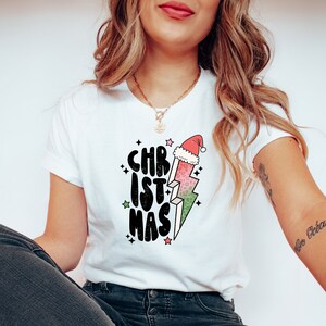 Christmas Shirt, Funny Christmas T Shirt, Christmas Bolt Shirt, Merry Christmas Tshirt, Christmas Hat Shirt, Holiday Shirt, Xmas Shirt