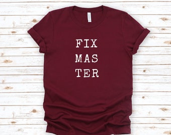 Fix Master Engineer T-Shirt: Funny Gift for Engineers