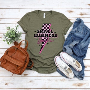 Small Business Babe Shirt, Funny Entrepreneur Shirt, Small Business Owner Gift, Girl Boss Shirt, Personalized Gift For Women In Business