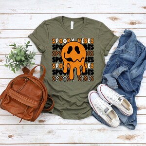 Funny Halloween Shirt, Trick Or Treat Tshirt, Scary Halloween Tshirt, Spooky Vibes Shirt, Halloween T Shirt, Spooky Season Shirt