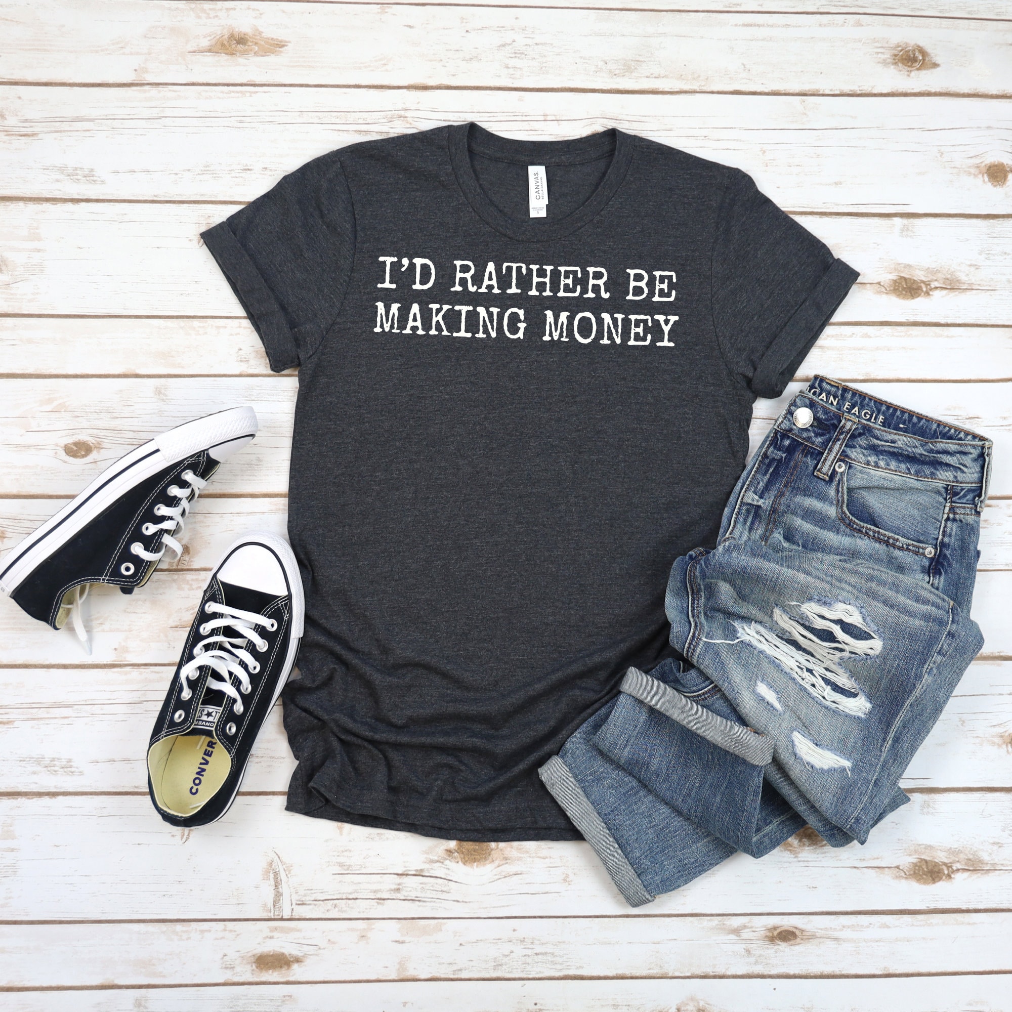 T-Shirt Uomo FunnyMoney Dollaro - Grafica Dope Cash Swag - Vari Colori