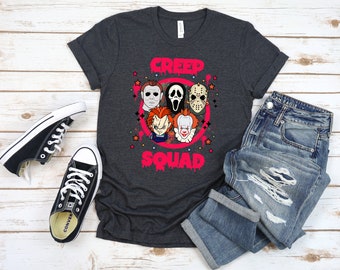 Horror Creep Squad Halloween T-Shirt