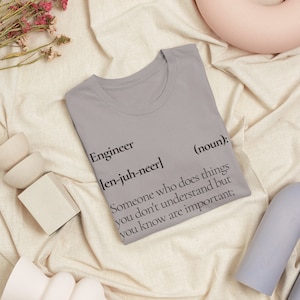 Funny Engineer Definition Shirt, Gift For Engineer, Future Engineer Tshirt, Engineer Teacher Shirt, Engineering T Shirt, Engineering Student