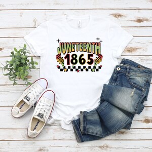 Juneteenth 1865 Bolts Shirt, Celebrate Juneteenth T Shirt, Black Culture Shirt, Freedom Tshirt, Equal Rights Shirt, Social Justice Tshirt