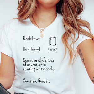 Book Lover Shirt, Book Lover Definition Shirt, Book Lover Gift, Reading Shirt, Teacher Shirt, Reading T shirt, Reader Tshirt, Book T Shirt