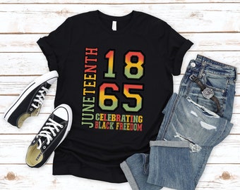 T-shirt Juneteenth 1865 : Célébration de la liberté des Noirs