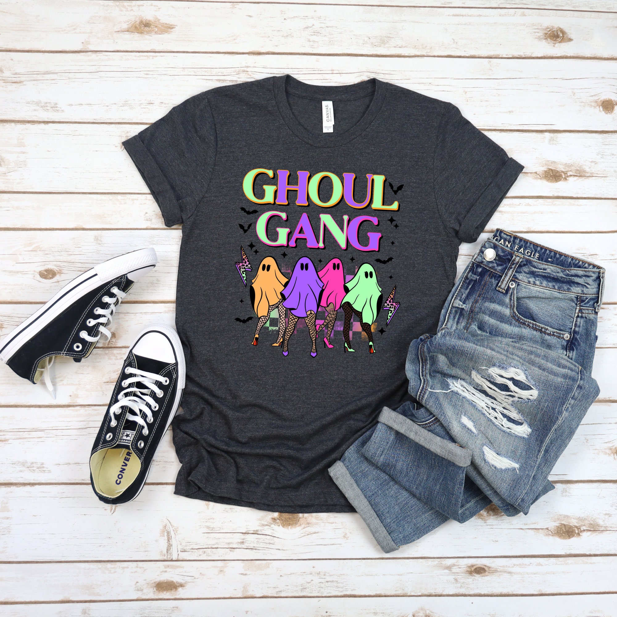 Ghoul Gang Halloween T-shirt: Funny Spooky Season Ghost Shirt - Etsy