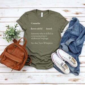 Counselor Definition Tshirt, School Counselor Gift, Teen Whisperer Counselor Shirt, Guidance Counselor T Shirt, Gift For Counselor