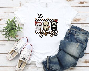 Horror Movie Vibes Halloween T-Shirt