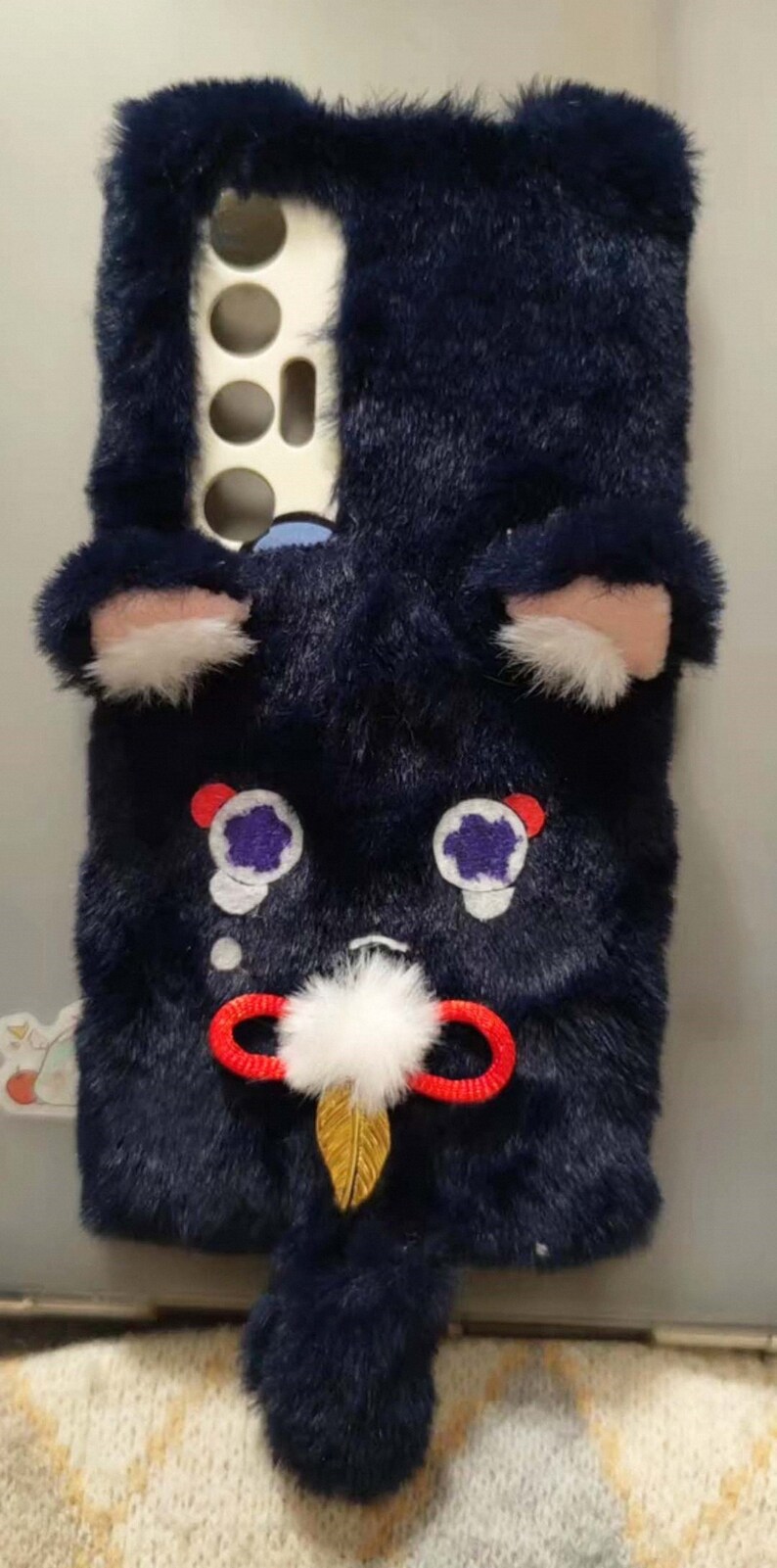 Genshin Impact Scaramouche Cat Plush Phone Case Xiao Cat - Etsy UK