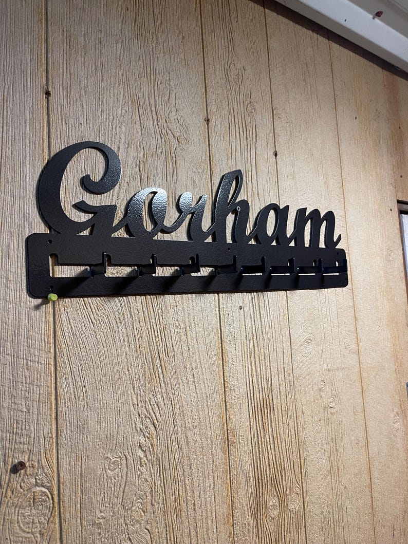 Welcome Coat Rack .dxf (customizable) - Etsy