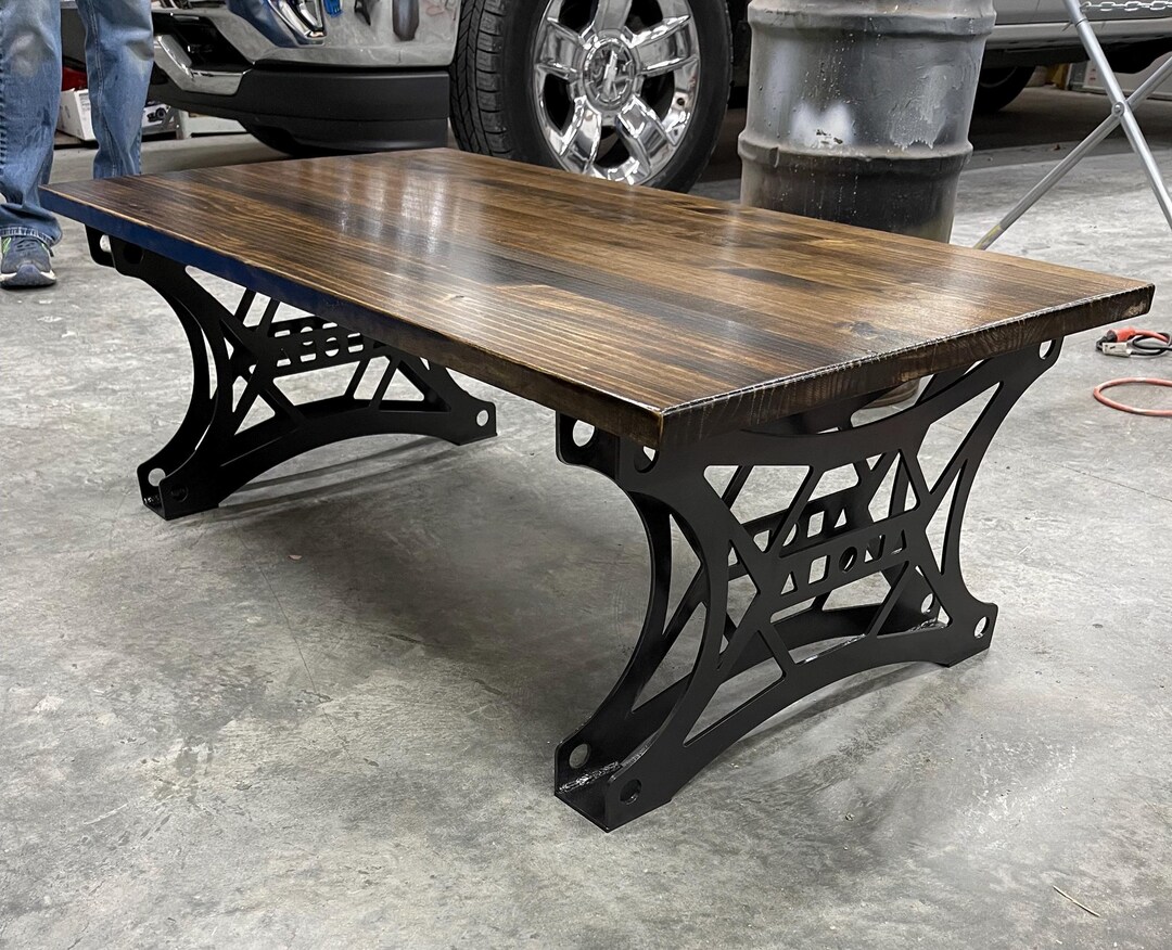 Image showcasing Coffee Table-industrial/rustic Metal - Etsy