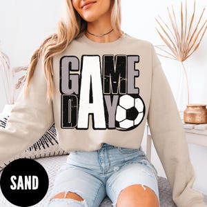 Soccer Mom Sweatshirt, Retro  Soccer Player Sweater, Game Day Soccer Sweater, Soccer Lovers Gift, Soccer Dad Sweatshirt, Soccer Sweatshirt