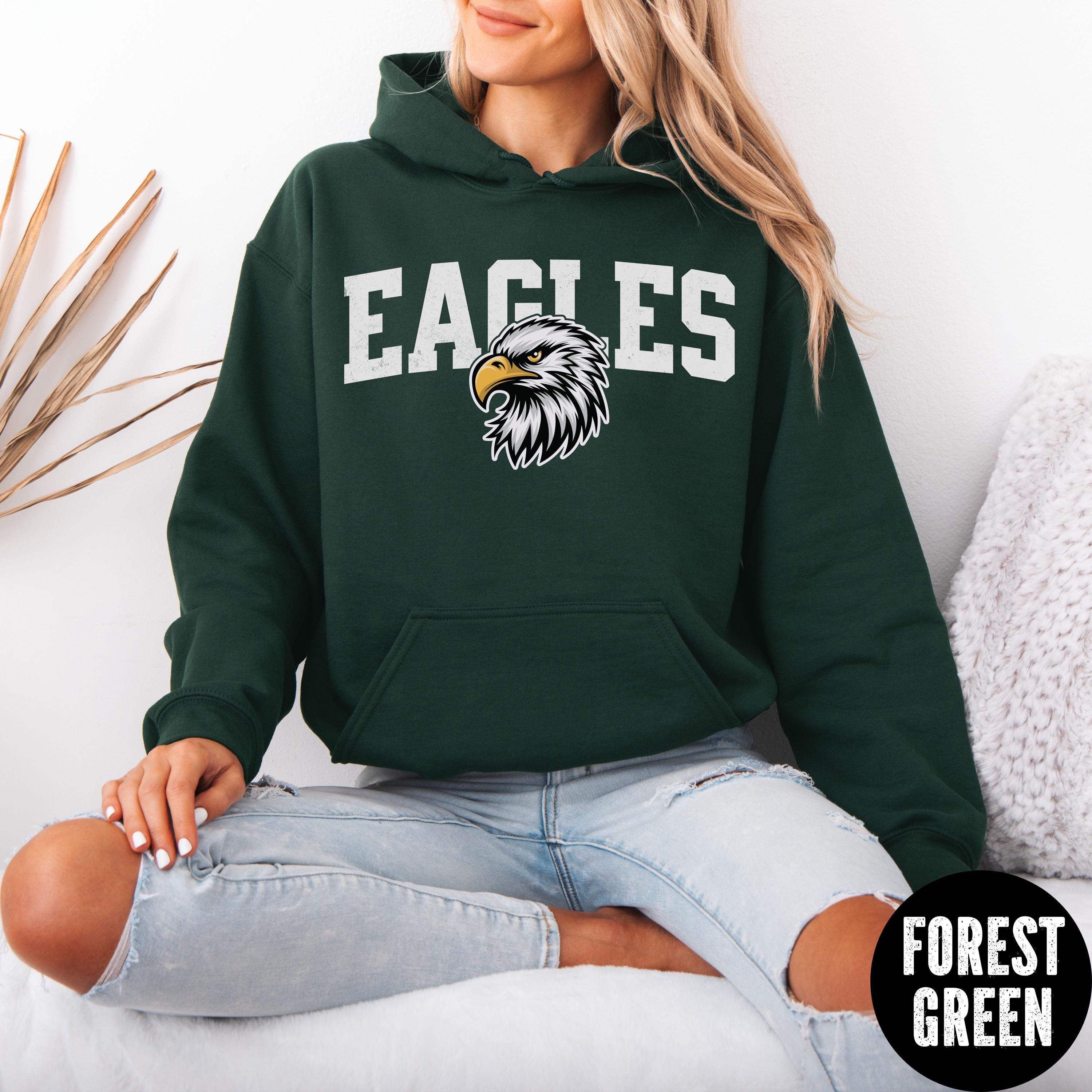 Sundays Eagles Gang Green Hoodie Vintage Eagles Birds Sweatshirt