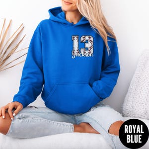 Custom Baseball Hoodie, Baseball Player Name and Number Hoodie, Baseball Mom Hoodie, Dad Hoodie, Sister, Game Day Hoodie, Baseball Season