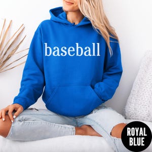 Baseball Hoodie, Typography Baseball Hoodie, Baseball Mom Hoodie, Dad Hoodie, Baseball Player Hoodie, Game Day Baseball Hoodie,Baseball Mama