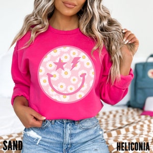 Pink Smiley Sweater 