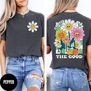 Daisy Lovers Inspirational Tee, Comfort Colors® Self Love Shirt, Vintage Inspired Shirt, Positivity Shirt, Oversized Tees, Daisy T-shirt
