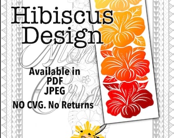 Diseño de HIBISCO personalizado @ByAlohaCrishell