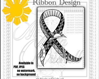custom Filipino  ribbon tribal design @ByAlohaCrishell