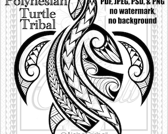 Diseño personalizado de TORTUGA POLINESIA @ByAlohaCrishell
