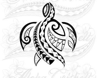 Tortuga tribal polinesia @byAlohaCrishell