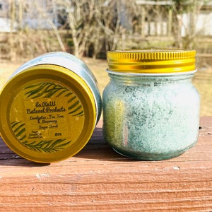 Eucalyptus Tea Tree & Rosemary Sugar Scrub 8oz