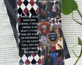 Caraval Collage Double Sided Bookmark