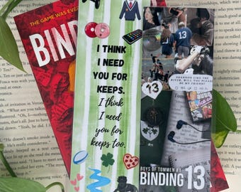 Boys of Tommen Binding 13 Bookmark Double Sided