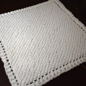 Knit Cotton Multi-use Cloth Set | 100% Cotton, Hand Knit | Set of 4 ...