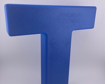 Large letter wall mount
