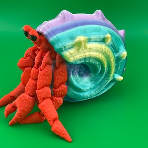 Articulated Hermit Crab 3D Print - Etsy