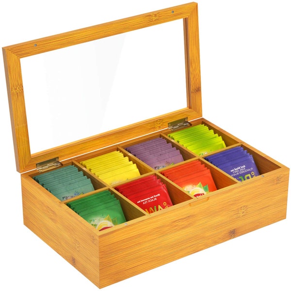 Tea Storage Box Etsy