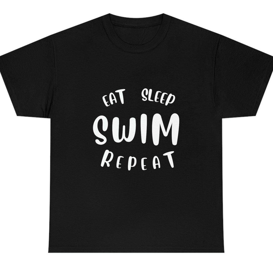 Swimming Shirt eat Sleep Swim Repeat Gift for Etsy