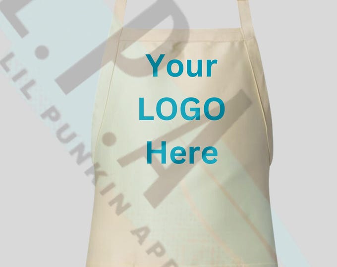 Create your own Apron, Custom Logo Apron, Crafter Apparel, Kitchen Apron, Chefs Gift, Gardener Apron, Florist Gift, Personalized Apron,