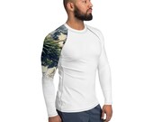 Men 39 s Rash Guard Cactus Print