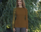 Women 39 s Rash Guard Mayan Glyph Print