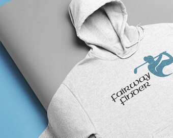 Sudadera con capucha Fairway Finder Golf Regalo para él Golfista Regalo divertido Sudadera con capucha para hombre Sudadera con capucha de cumpleaños Regalo único Sudadera de golf Regalo para golfistas