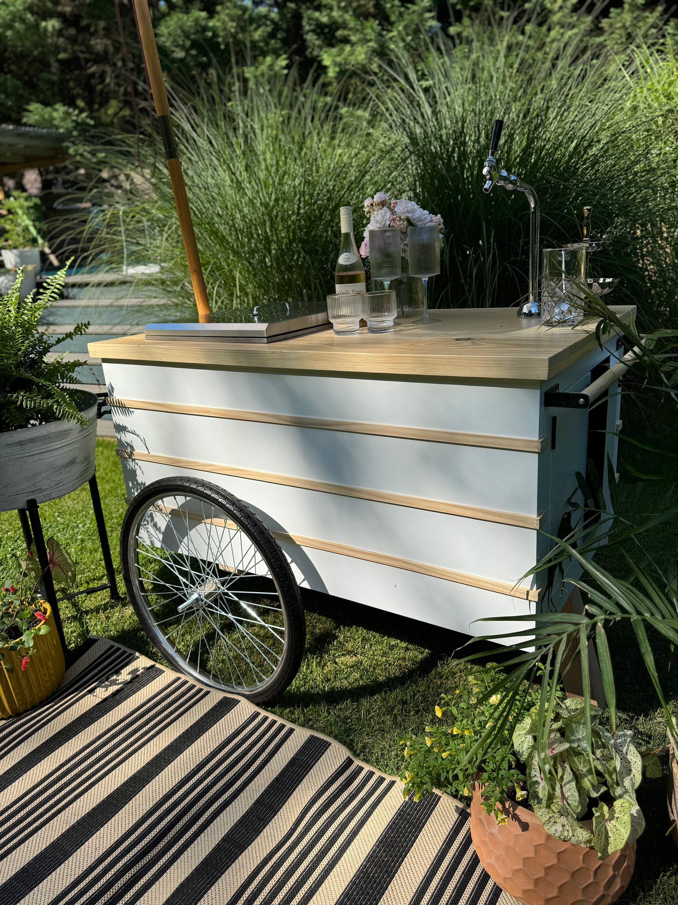 Bar Cart, Coffee Cart, Beverage Cart, Sundae Bar, Wedding Cart ...