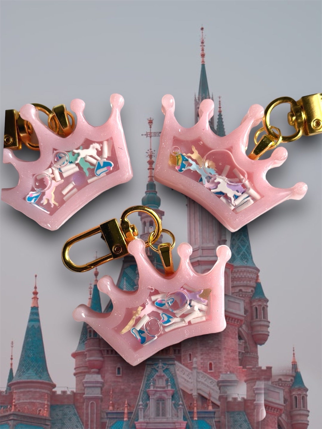 PRINCESS Dog Tag Keychain Custom Dog Id Custom Dog Tag Cat Tag Backpack