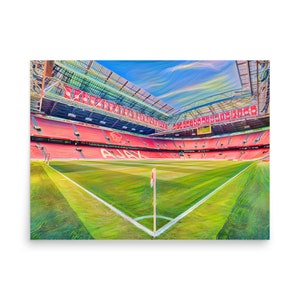 Johan Cruijff Arena Poster Printables, Johan Cruijff Arena Stadium Download, AFC AJAX Amsterdam Poster, Johan Cruyff Poster, Ajax Stadium