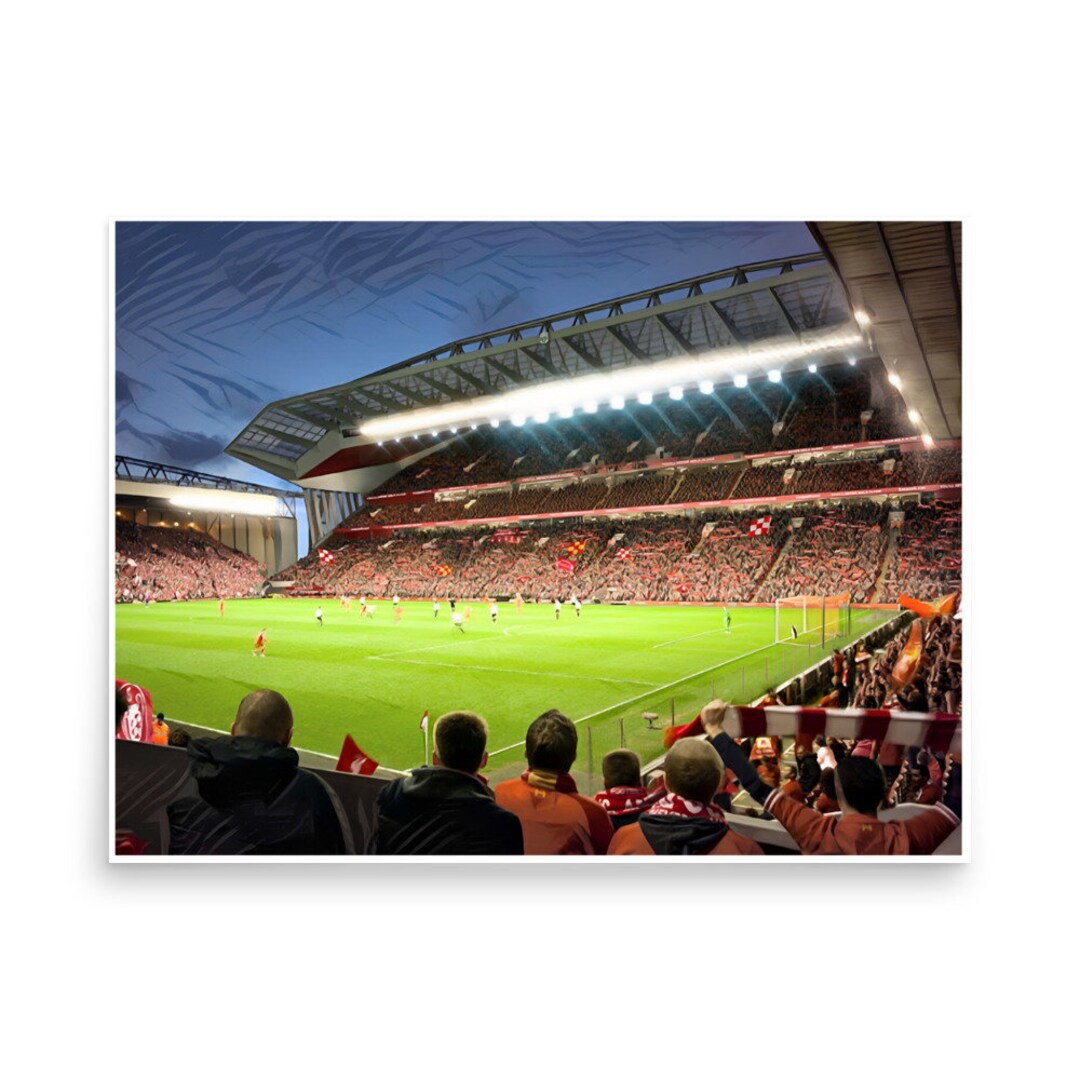 Liverpool FC Print - Anfield Stadium - Liverpool FC Wall Art ...