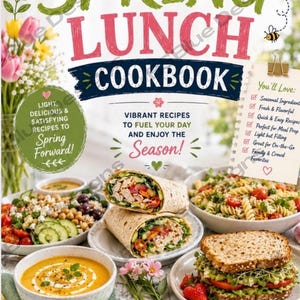 Spring Lunch Cookbook: Fresh, Easy & Healthy Seasonal Recipes for Quick Homemade Meals