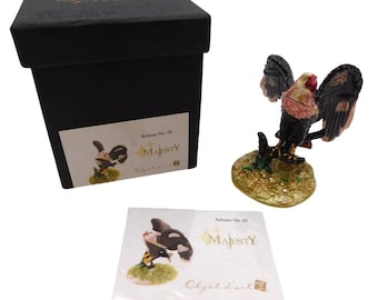 Objet d'Art Work of Art Majesty Eagle Jeweled Trinket Box