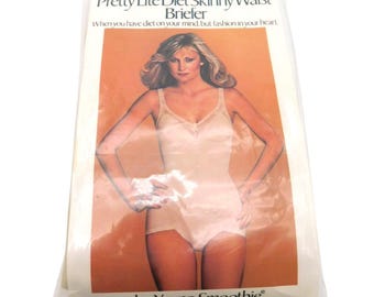 Vintage Young Smoothie Pretty Lite Briefer Beige Seamless Soft Cup 38B